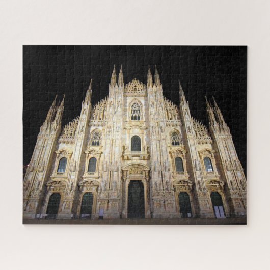 Duomo di Milano at Night - 16x20 - 520個。 ジグソーパズル (横)