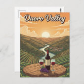 Duoro Valley Portugal Travel ポストカード (正面/裏面)