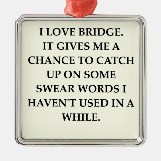 dup; icate橋 メタルオーナメント (正面)