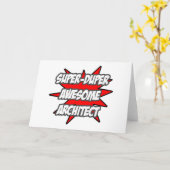 Duperすごいアーキテク素晴らしト カード (黄色い花)