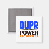 Duprパワー発動 _ 面白いピックルボールの引用 マグネット (正面/裏面)