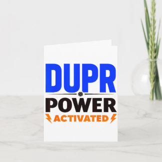 Duprパワー発動 _ 面白いピックルボール名言 カード