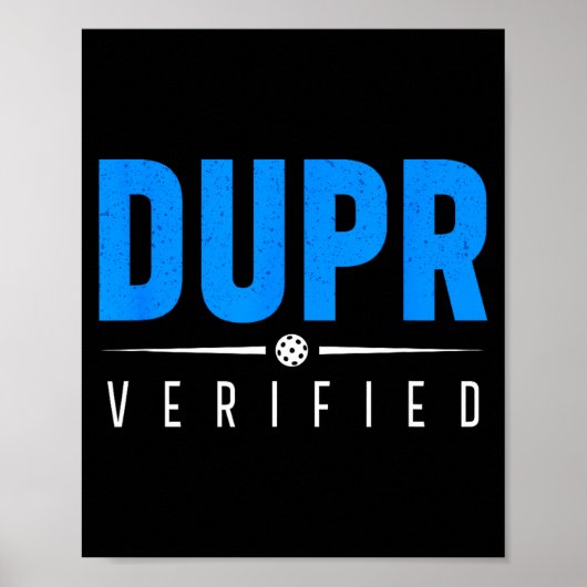 Dupr認証の面白いピックルボール評価名言 ポスター (正面)