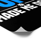 Dupr don't lie _ funny pickleball rating quote  ポスター (角)