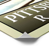 Duquesne P&LE Railroad New Retro Train Poster ポスター (角)