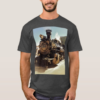 Durango to Silverton Narrow Gauge Railroad Engine Tシャツ