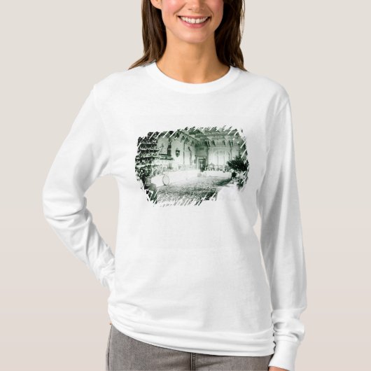 Durbar部屋のクリスマスのテーブル Tシャツ (正面)