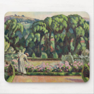 Durbins、c.1915の芸術家の庭(油はできます マウスパッド