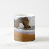 Durdleのドアの石のアーチドーセットイギリス コーヒーマグカップ (中央)