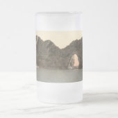 Durdleのドア、Lulworth、ドーセット、イギリス フロストグラスビールジョッキ (中央)