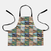 Durdle Door, Dorset, England Collage エプロン (正面)