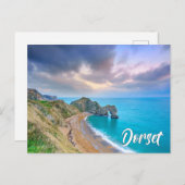 Durdle Door, Jurassic Coast, Dorset, England ポストカード (正面/裏面)