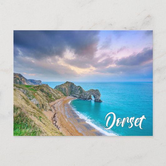 Durdle Door, Jurassic Coast, Dorset, England ポストカード (正面)