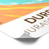 Durdle Door On Jurassic Coast In Dorset England ポスター (角)