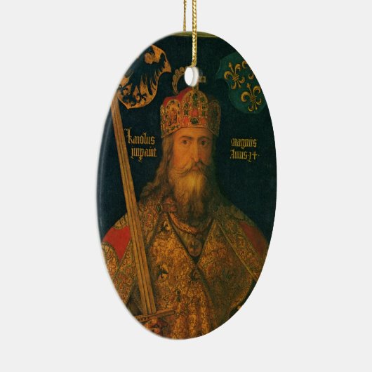 Dürerのオーナメントによるカール大帝 セラミックオーナメント (右)