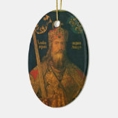 Dürerのオーナメントによるカール大帝 セラミックオーナメント (左)