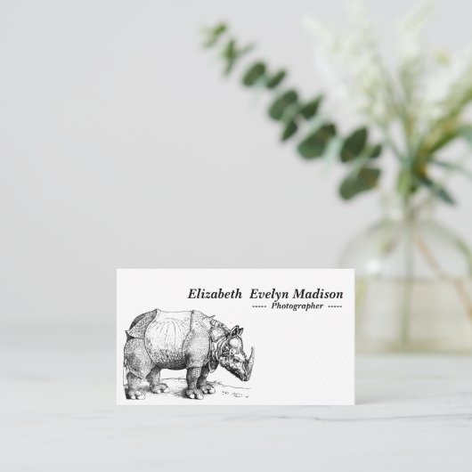 dürerのサイ 名刺 (スタンド正面)