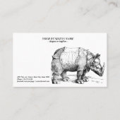 dürerのサイ 名刺 (裏面)