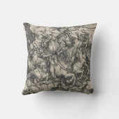 Durer著黙示録の人類の四大災害 クッション (裏面)