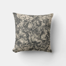 Durer著黙示録の人類の四大災害 クッション