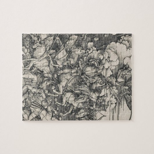 Durer著黙示録の人類の四大災害 ジグソーパズル (横)