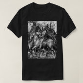 DURER The Knight Death and the Devil Albrecht Dure Tシャツ (デザイン正面)