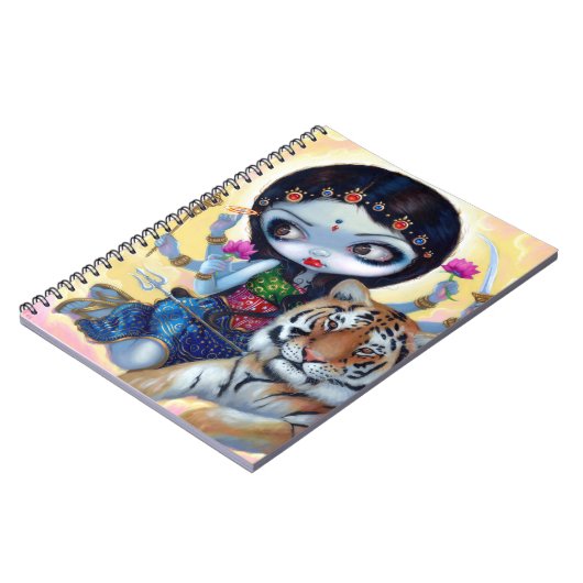 "Durgaおよびトラ"のノート ノートブック (左側)