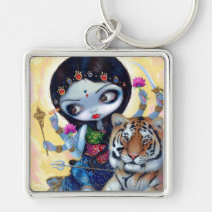 "Durgaおよびトラ" Keychain キーホルダー