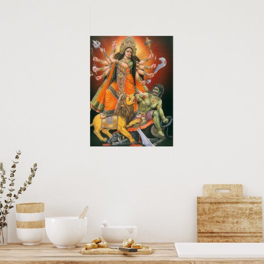 Durga Mahisasuramardini Poster ポスター (キッチン)