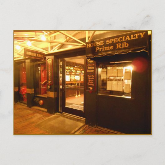 Durgin公園ボストンBeanery ポストカード (正面)