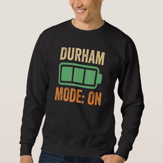 Durhamモードのバッテリー設計 スウェットシャツ (正面)
