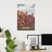 Durham England Travel Poster ポスター (ホームオフィス)