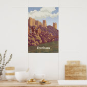 Durham England Travel Poster ポスター (キッチン)