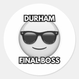 Durham Final Boss Sticker ラウンドシール