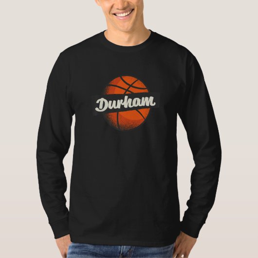 Durham Hometown Basketball Player Sports Tシャツ (正面)