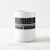 Durham - North Carolina コーヒーマグカップ (中央)