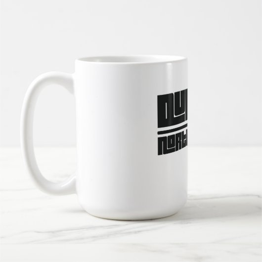Durham - North Carolina コーヒーマグカップ (左)