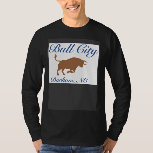 Durham North Carolina Bull City Souvenir Tシャツ (正面)