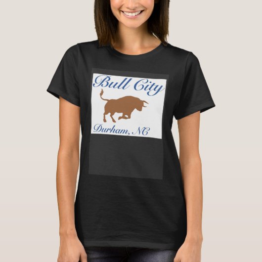 Durham North Carolina Bull City Souvenir Tシャツ (正面)