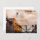 Durham North Carolina Lucky Strike Tower写真 ポストカード (正面/裏面)