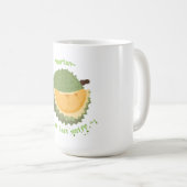 Durian"ついに鼻を鳴らす恋" コーヒーマグカップ (正面右)