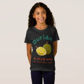 Durian：果物のみはっきりしたの敢え味 Tシャツ (正面フル)