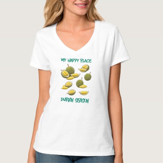 Durian：私の幸せな場所、Durian Season Tシャツ (正面)