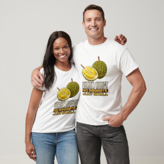 Durian Addict：後悔しない、ただ匂い Tシャツ
