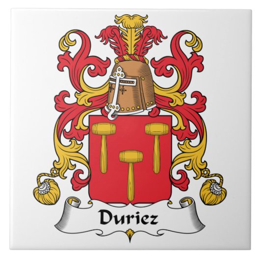 Duriezの家紋 タイル (正面)