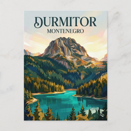 Durmitor National Park Montenegro ポストカード (正面)
