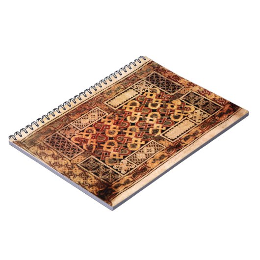 Durrowのカーペットのページのノートの本 ノートブック (左側)