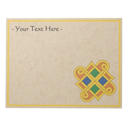 Durrow Knotwork 2016 ノートパッド (正面)