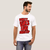 DURTYの女の子愛DUBSTEP Tシャツ (正面フル)