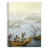 Duryを左舷に取って下さい、「Le Costume Ancienからの75をとモダンめっきして下さ ノートブック (正面)